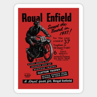 Gorgeous 1937 Royal Enfield Motorcycles Magnet